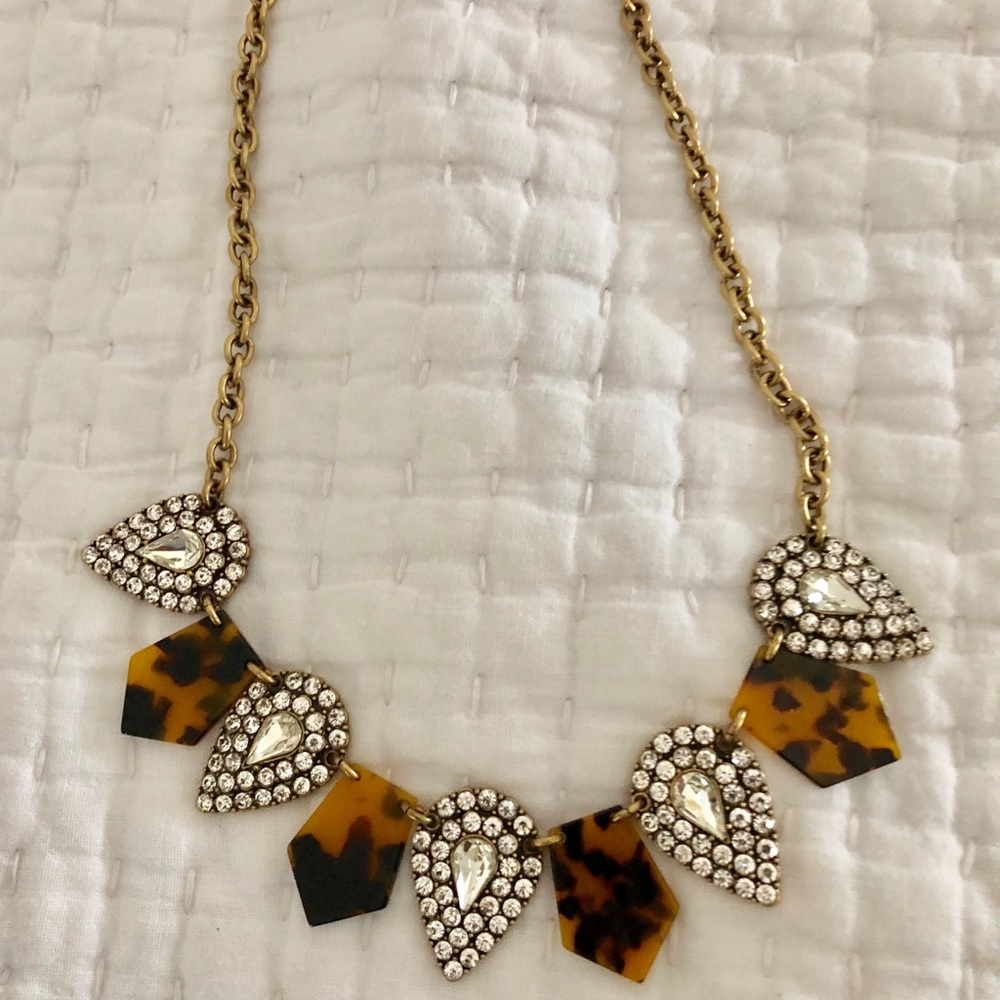 Jcrew tortoise necklace